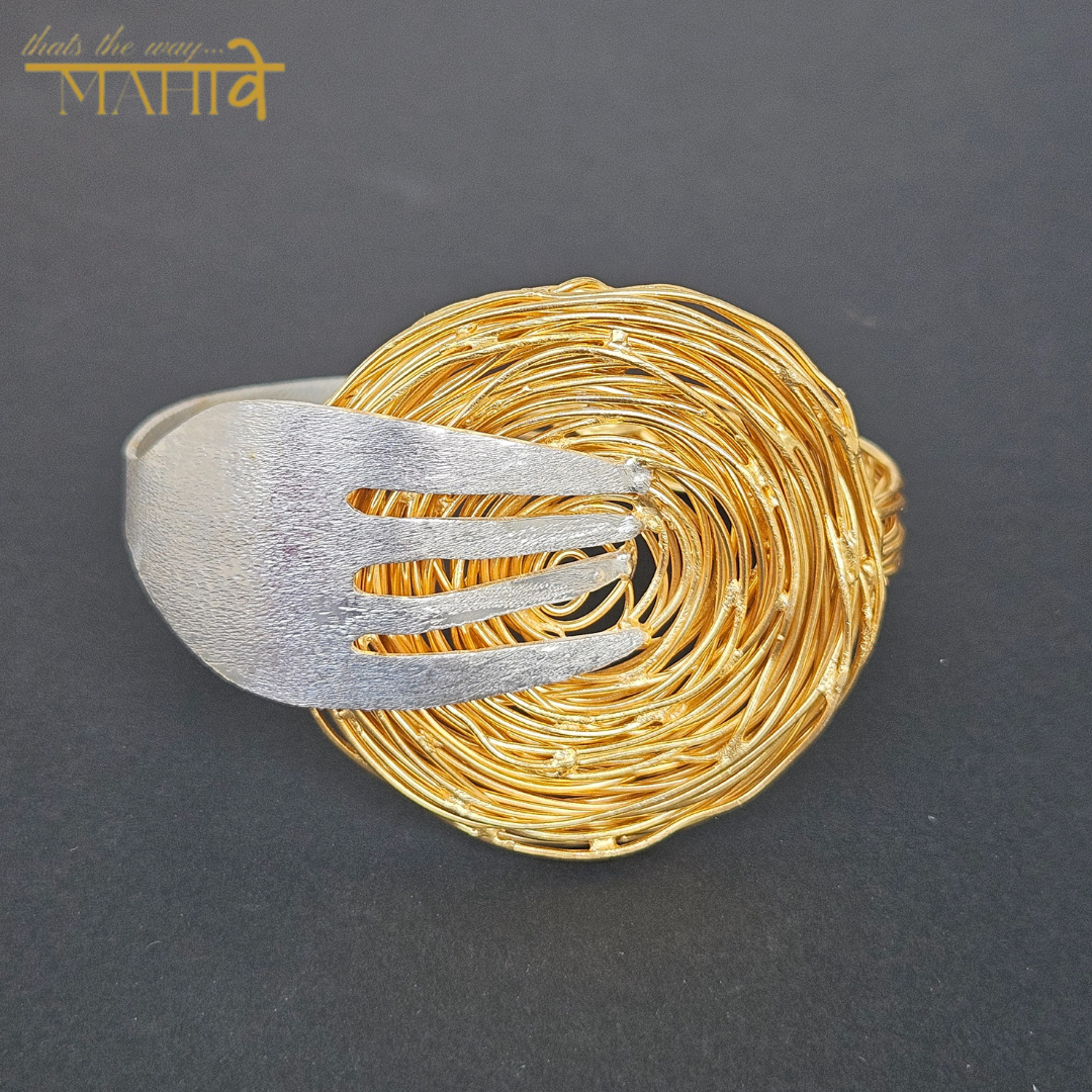 Gewels Spiral Fork Bracelet