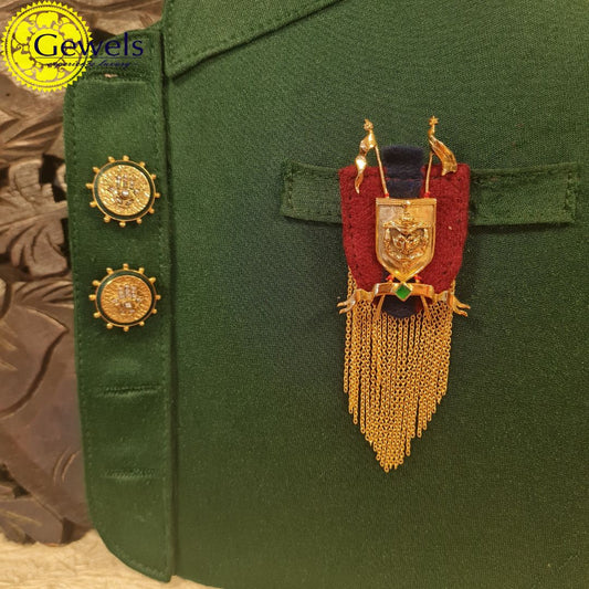 Gewels Navy Style Men's Brooch & Cuff Links