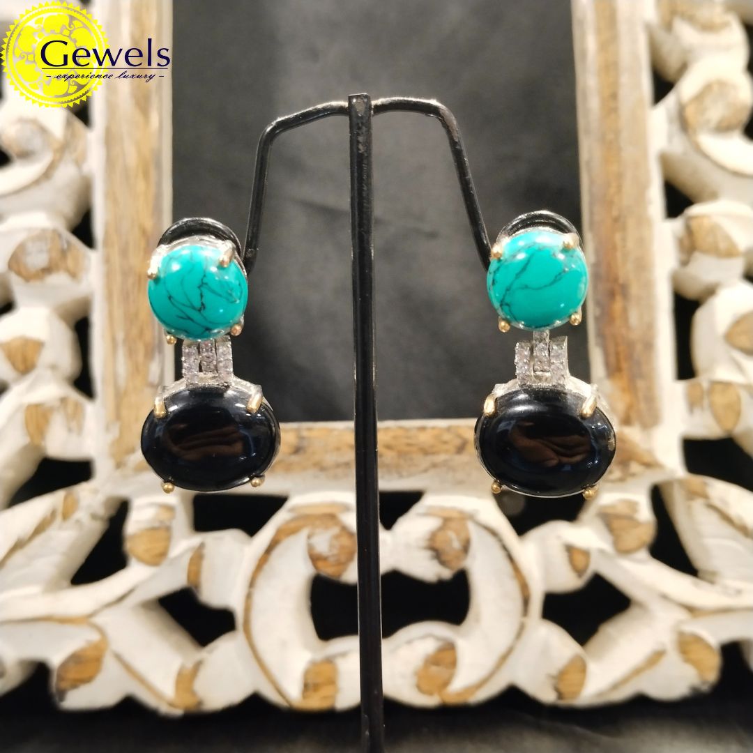 Gewels Serene Turquoise Earrings
