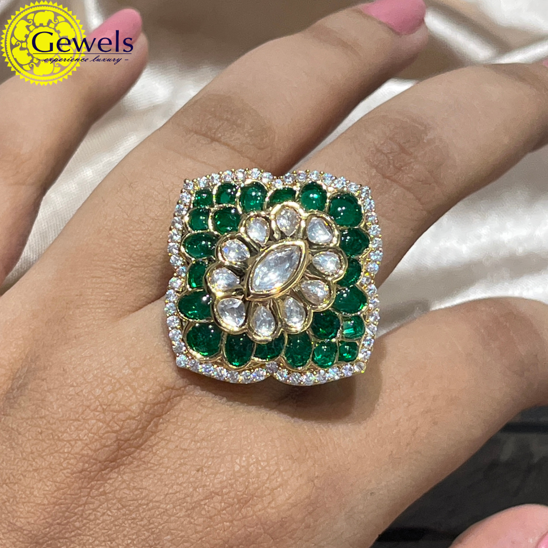Gewels Ekta Kundan ring