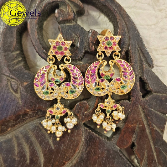 Gewels Sitara Red Earrings