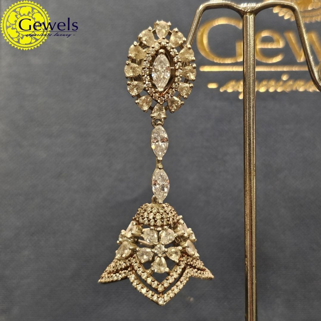 Gewels Rose Golden Glow Earrings
