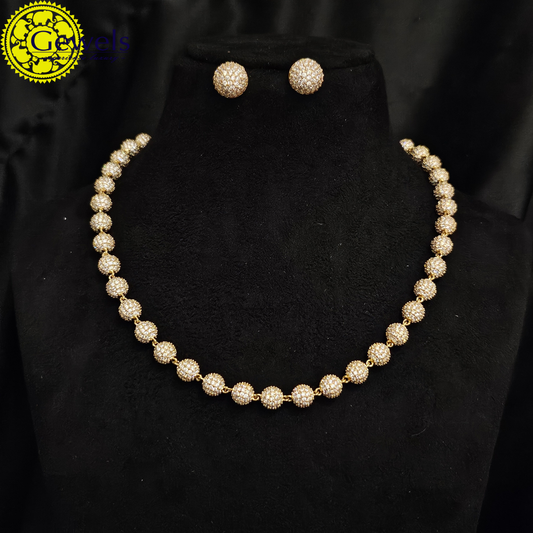 Gewels Arya Haar Neck Set