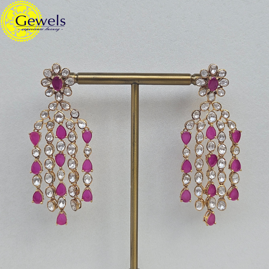 Gewels Ruby Vamika Earrings