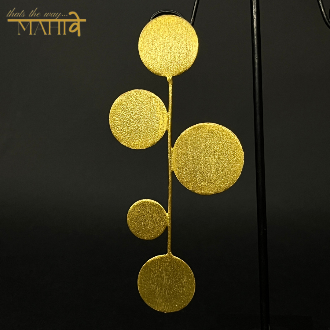 Gewels Gol Pravaah Earrings