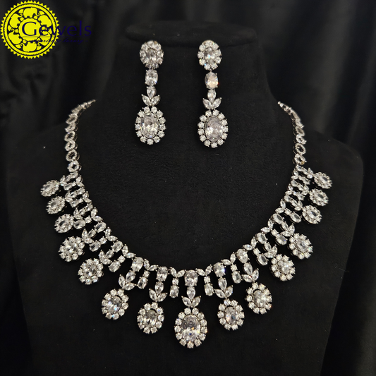 Gewels Chandrahaas Mala Neck Set