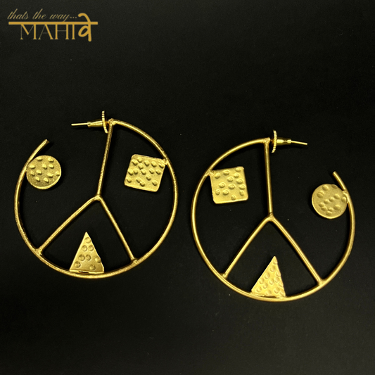 Gewels Trikona shree Earrings