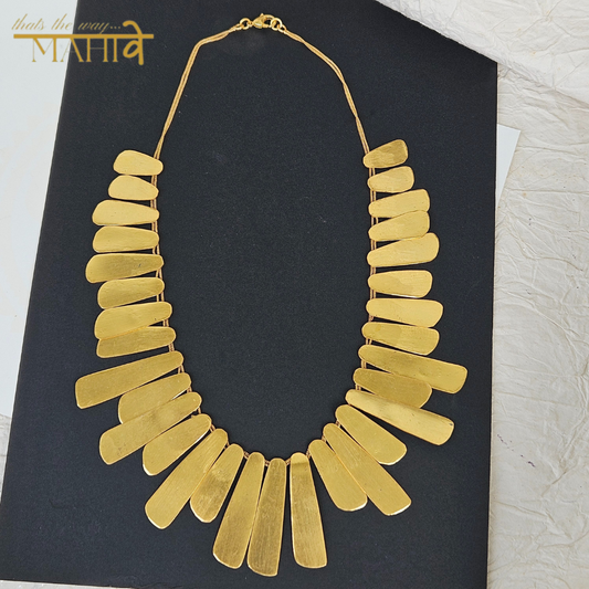 Gewels Gold Geometric Necklace
