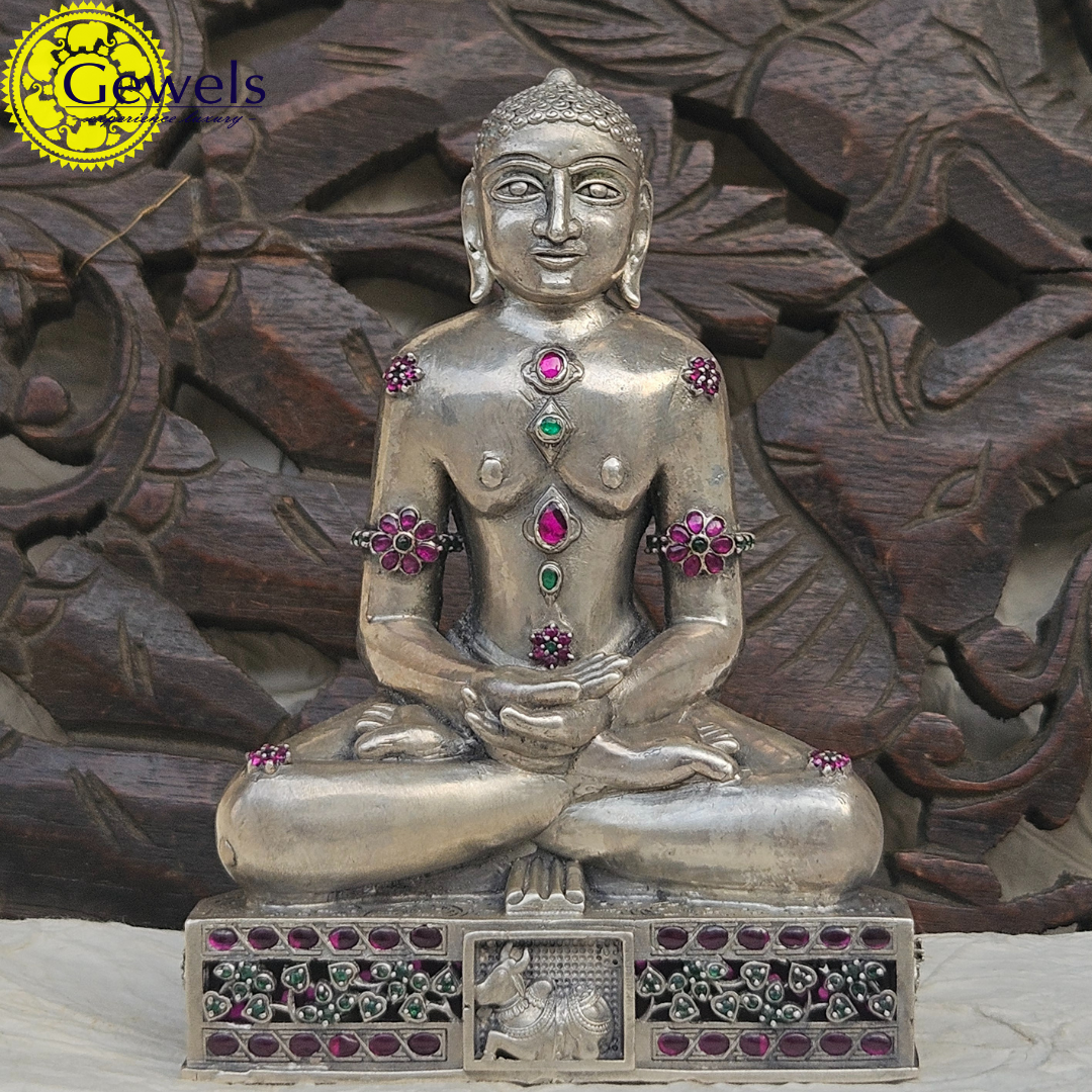 Gewels Lord Mahavir Idol