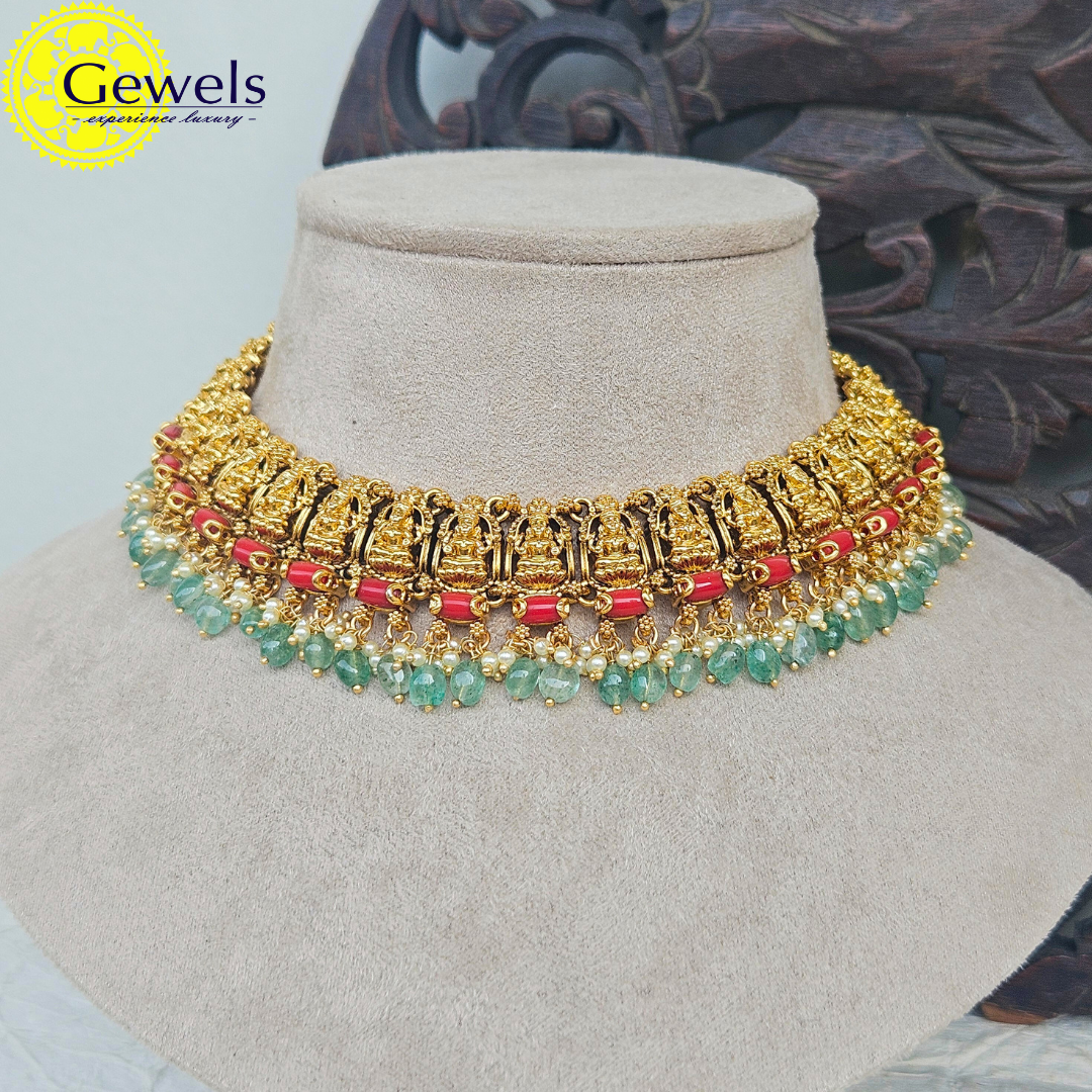 Gewels Veeratna Necklace Set