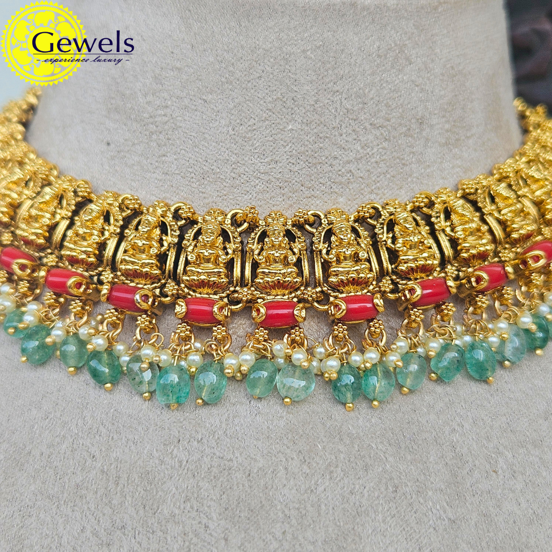 Gewels Veeratna Necklace Set