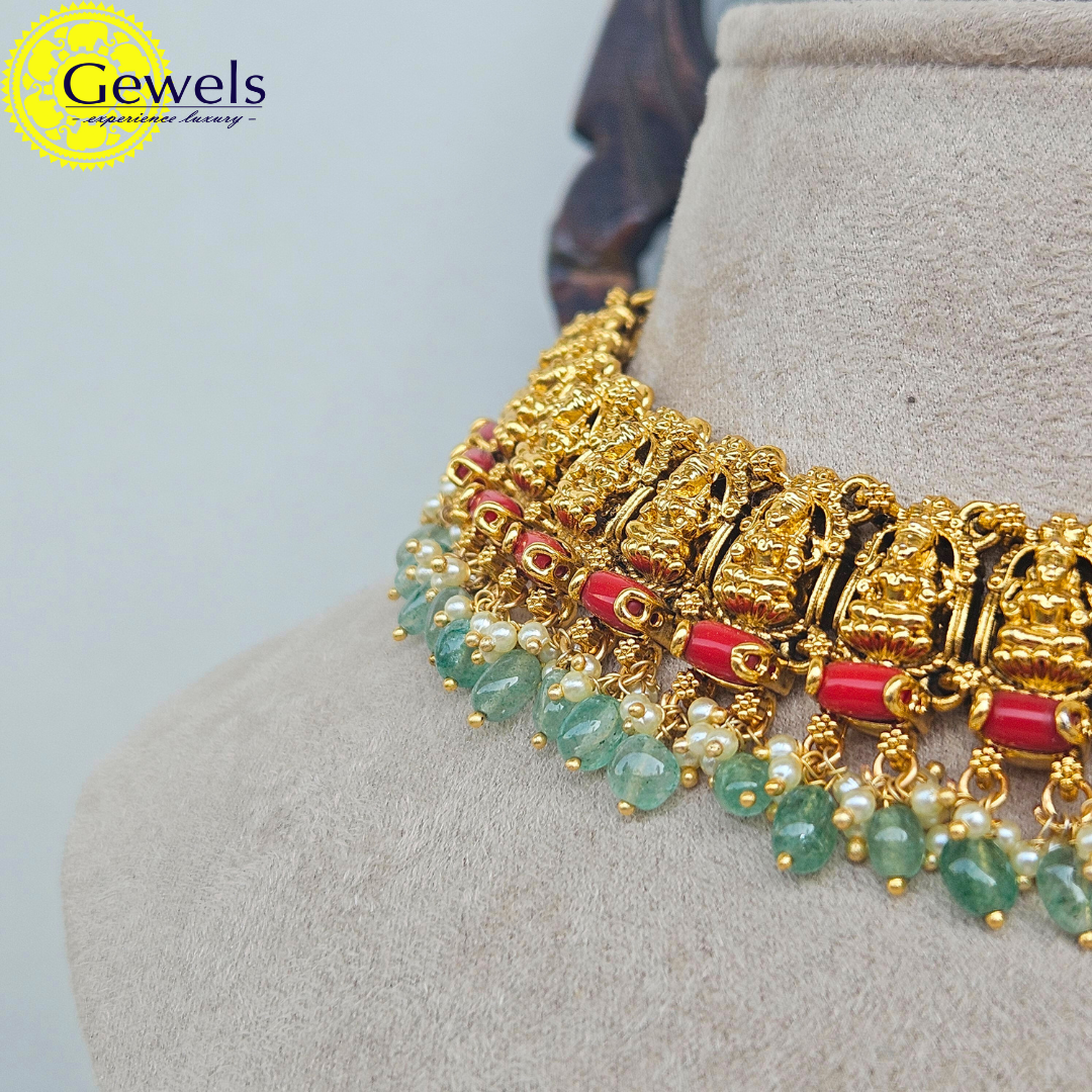 Gewels Veeratna Necklace Set