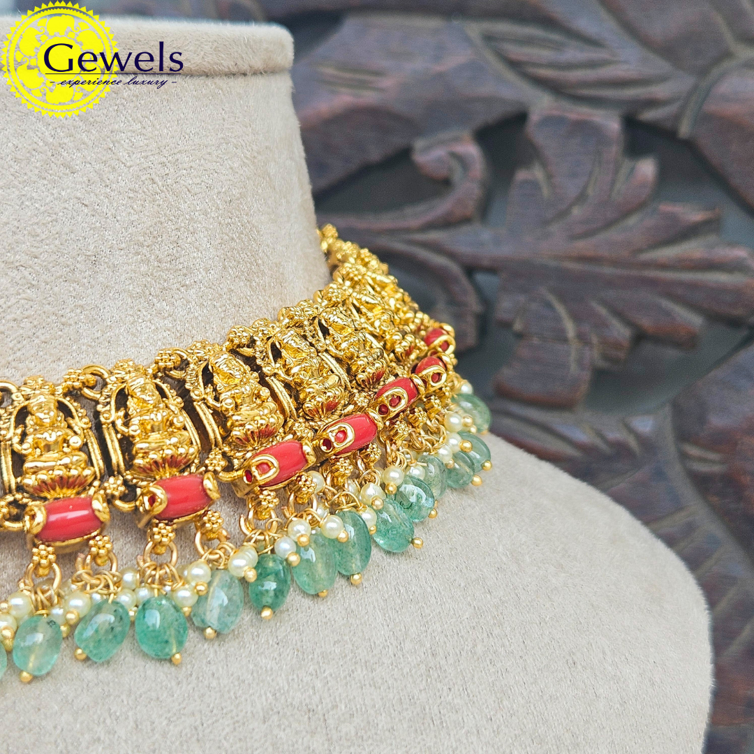 Gewels Veeratna Necklace Set