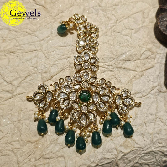 Gewels Polki Emerald Kalangi