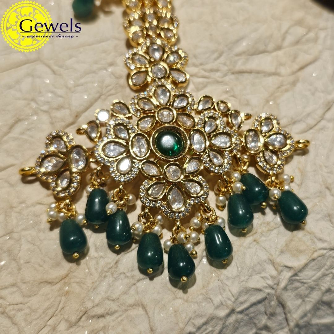 Gewels Polki Emerald Kalangi