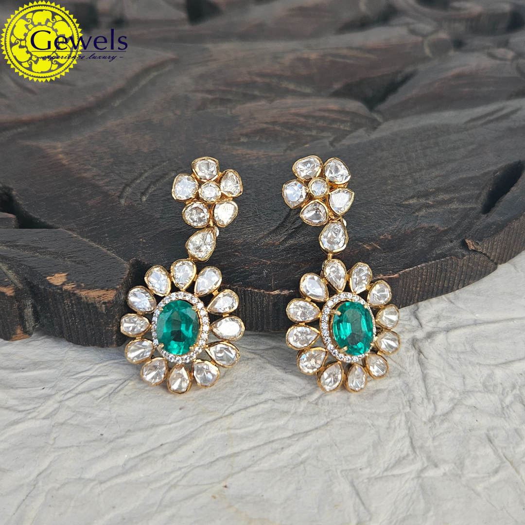 Gewels Smaragd Kanika Neck Set