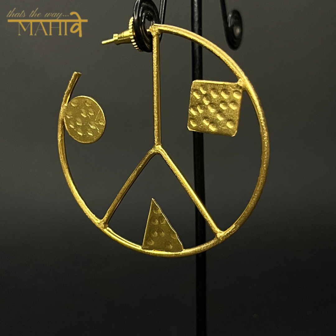 Gewels Trikona shree Earrings