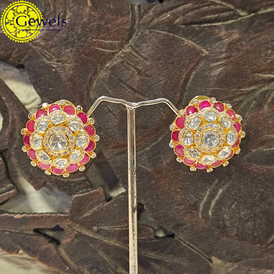 Gewels Rudrajaal Jhumkas