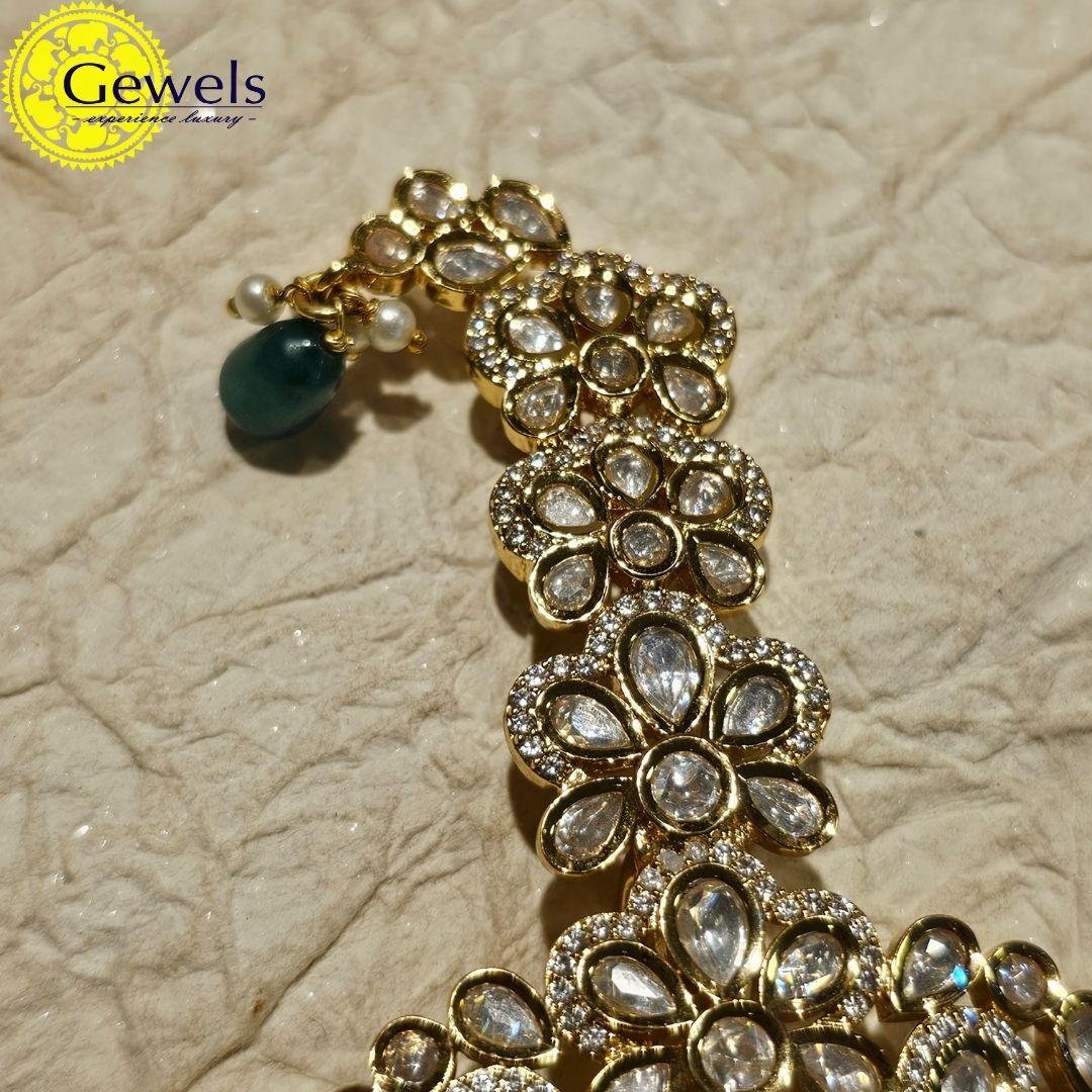 Gewels Polki Emerald Kalangi