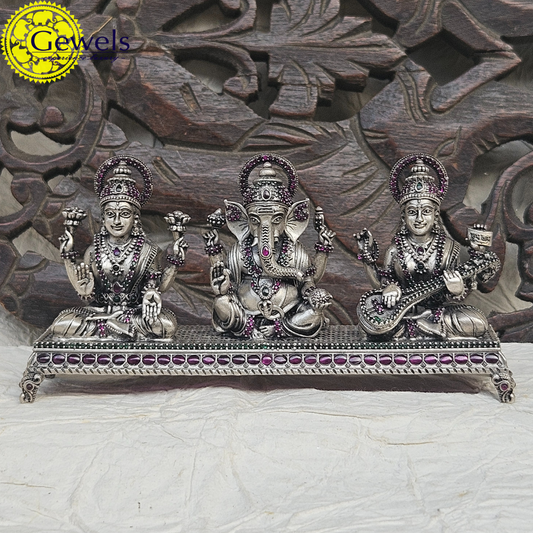 Gewels Lakshmi Ganesh Saraswati Idol