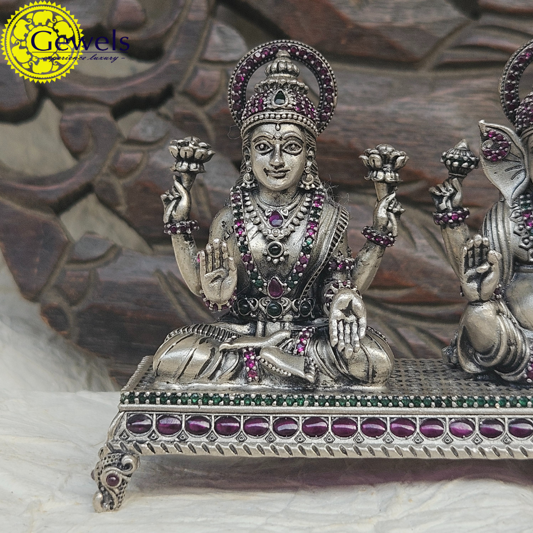 Gewels Lakshmi Ganesh Saraswati Idol