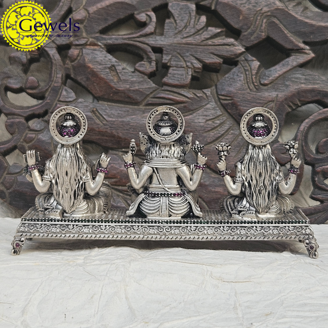 Gewels Lakshmi Ganesh Saraswati Idol