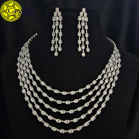 Gewels Nakshatra Haar Neck Set
