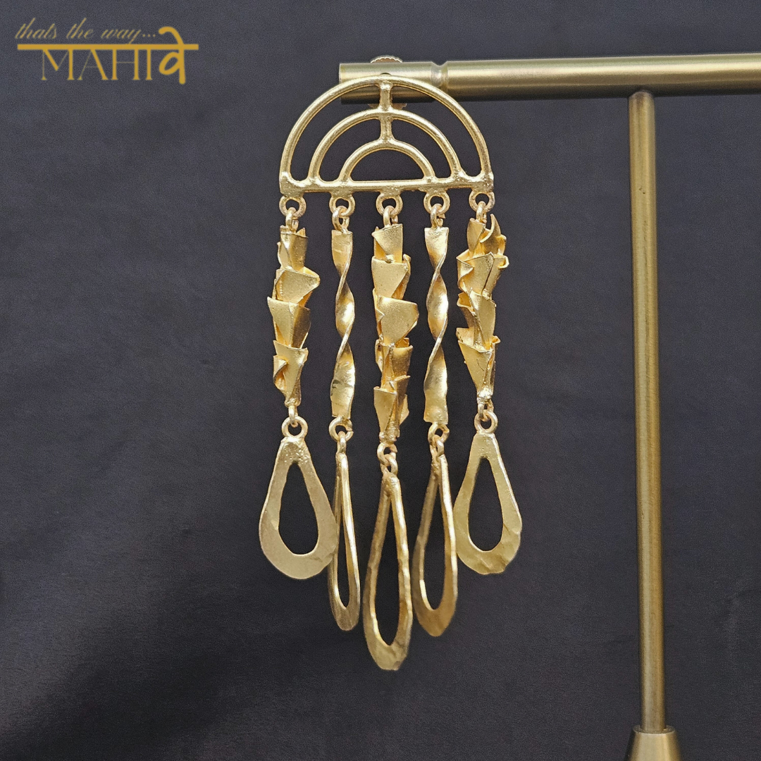 Gewels Tiara Chameo Earrings
