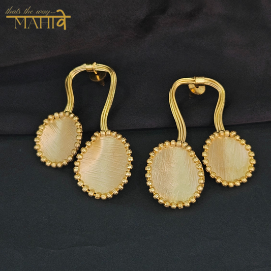 Gewels Svarna Oval Danglers