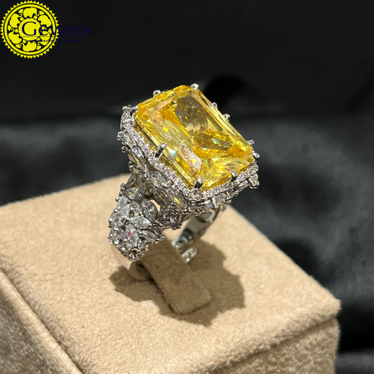 Gewels Vermeil Lemon Ring