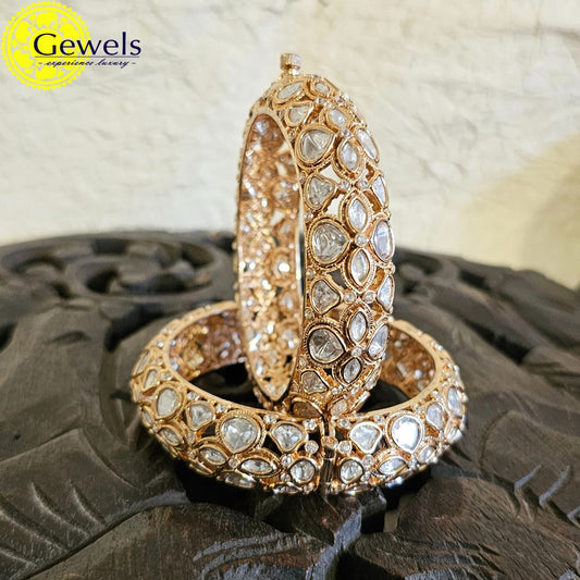 Gewels Royal Polki Bangles