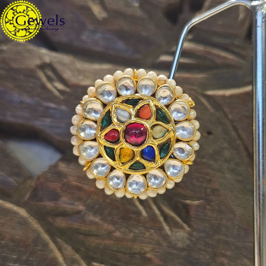 Gewels Aadhya Sparsha Navratna Studs