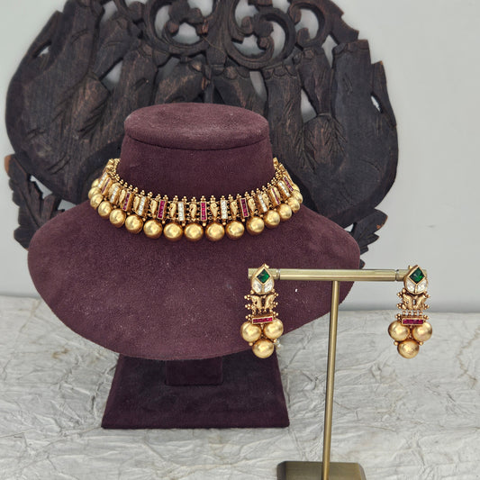 Gewels Purvi Rambagh Necklace Set