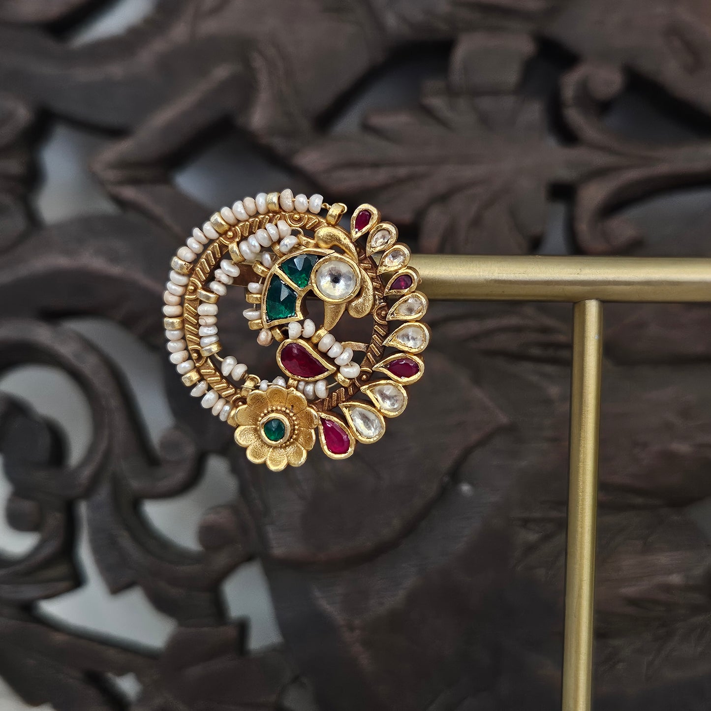 Gewels Antique Peacock Earrings