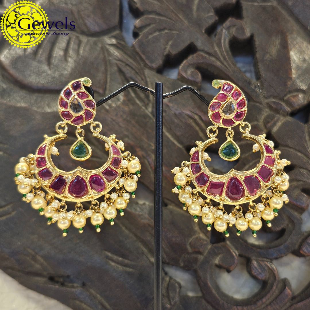 Gewels Samikshi Ruby Earrings