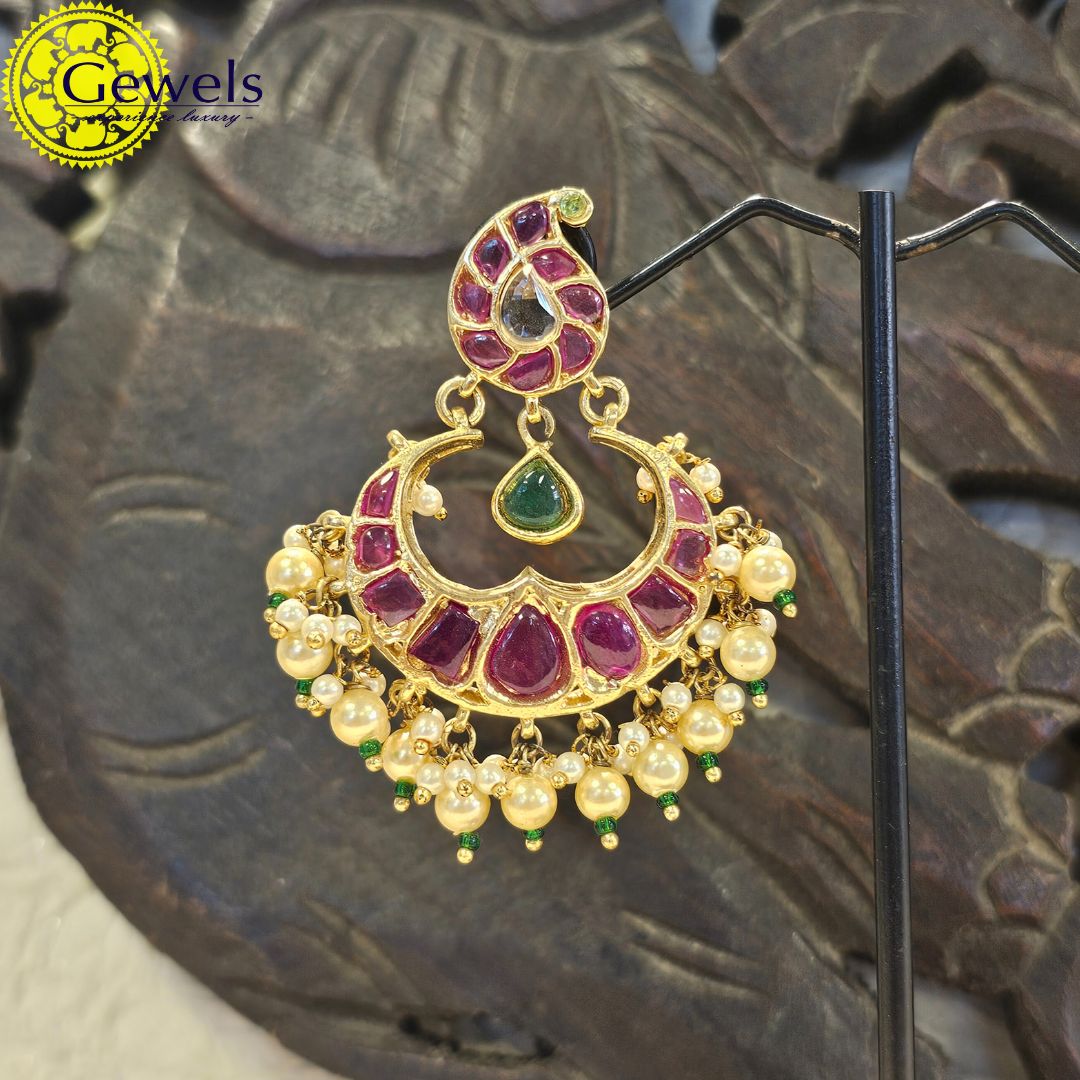 Gewels Samikshi Ruby Earrings