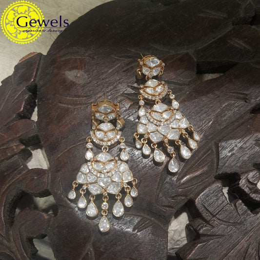 Gewels Princess Prism Polki Earrings