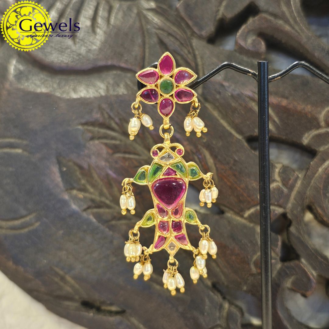 Gewels Malti Ruby Earrings
