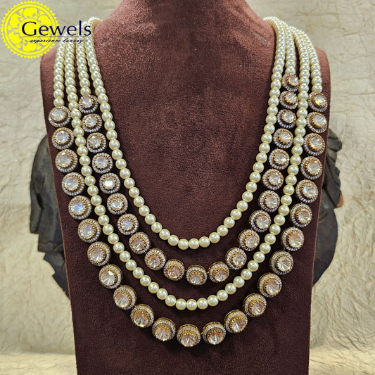 Gewels Royal Polki & Moti Mala