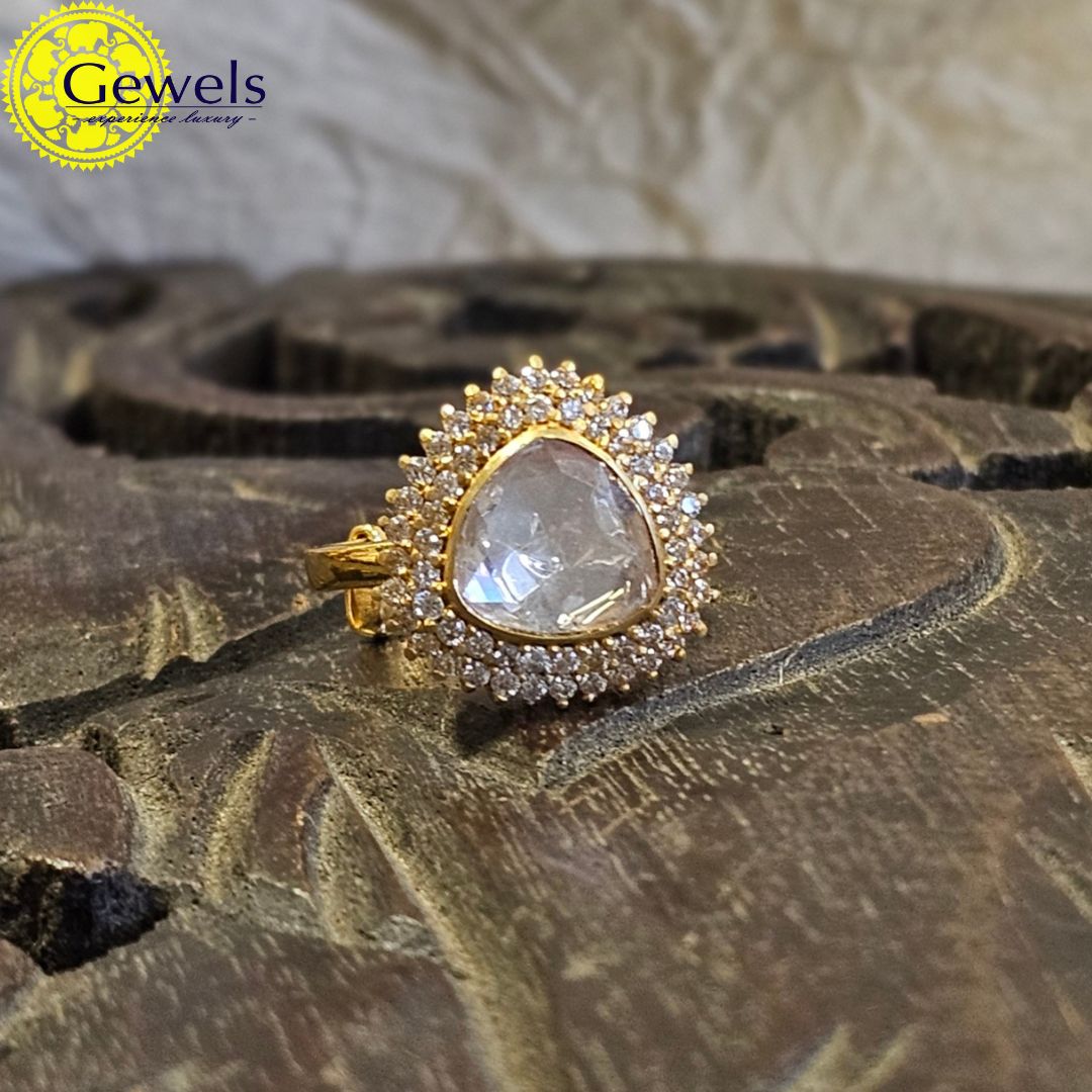 Gewels Dainty Polki Ring