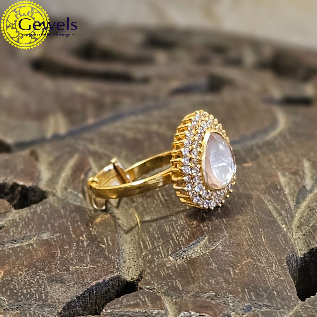 Gewels Dainty Polki Ring