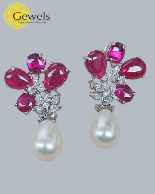 Gewels Zirconia earrings