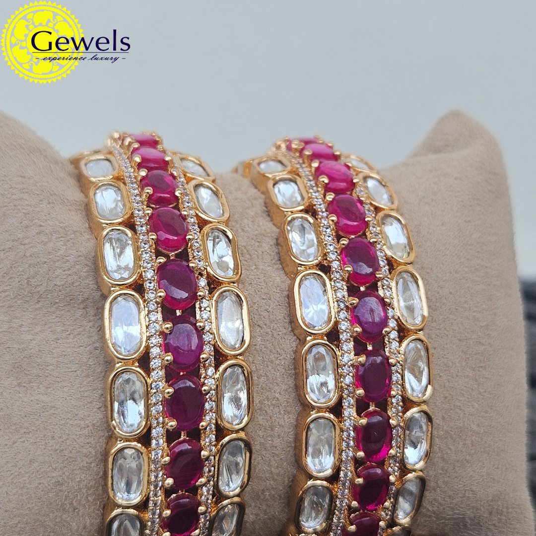 Gewels Ruby Kaling Bangle