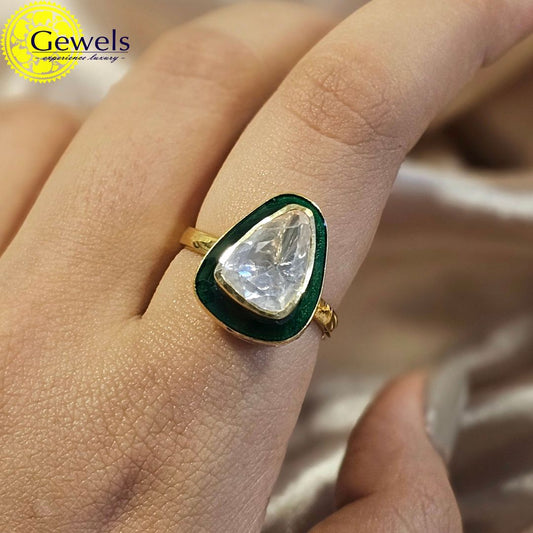 Gewels Mini Polki Ring
