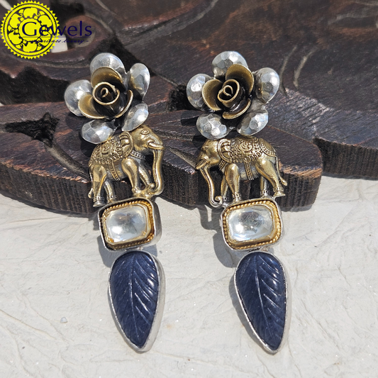 Gewels Sangria Dangler Earrings