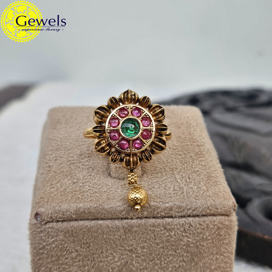 Gewels Zia Flower RIng