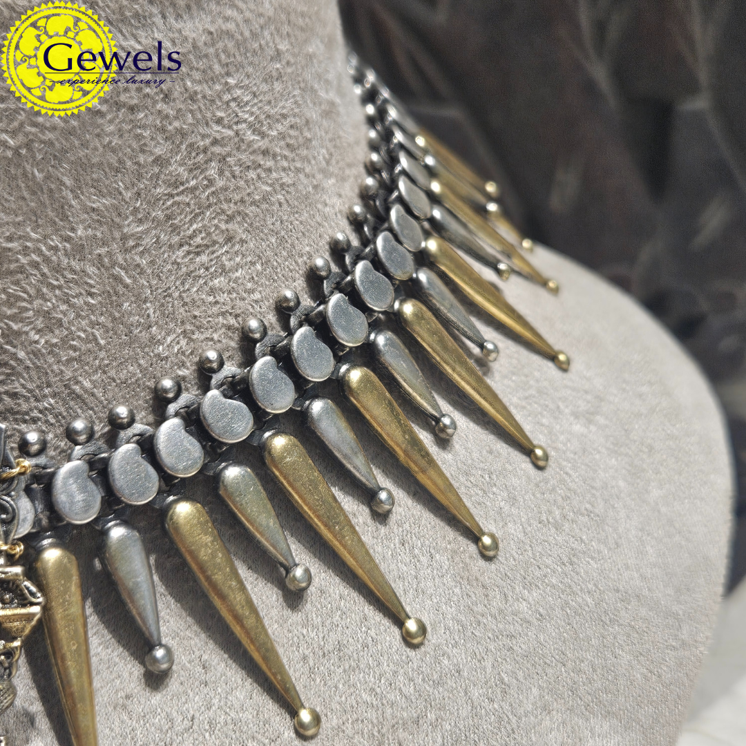 Gewels Jai Ganesh Spike Necklace