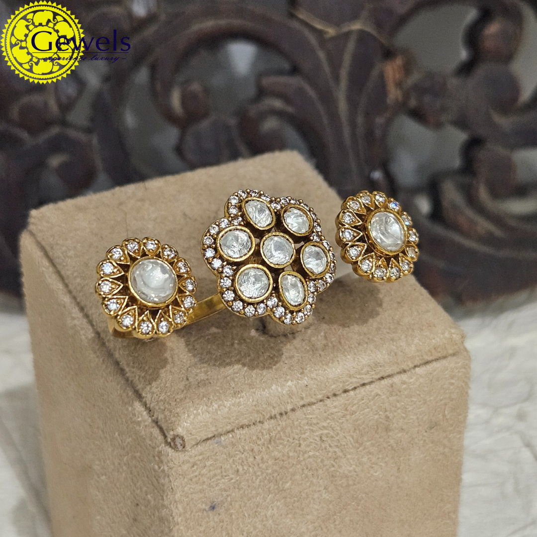Gewels Champa Firoza Ring