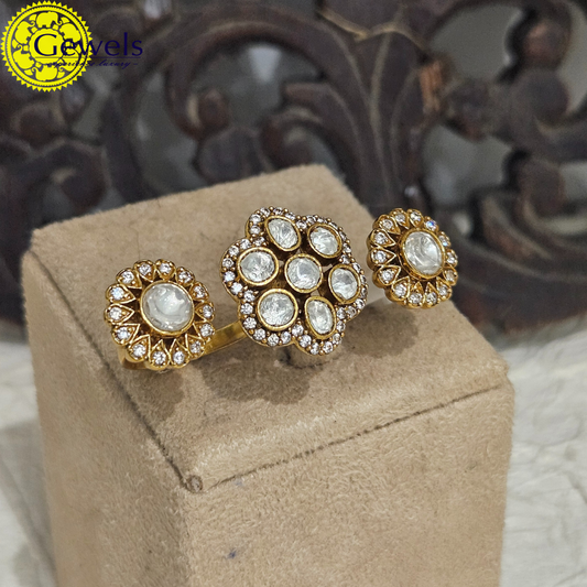 Gewels Champa Firoza Ring
