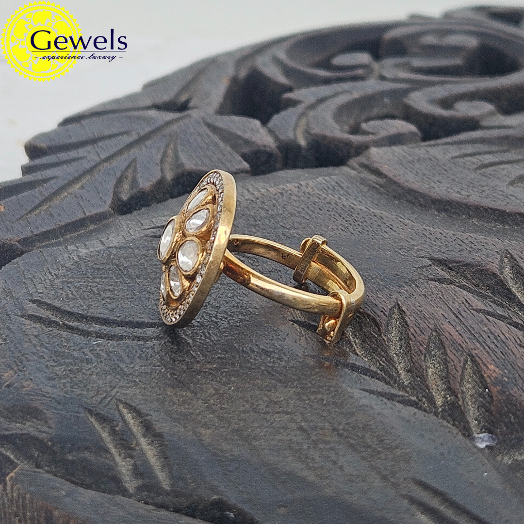 Gewes Zircon Uncut Ring